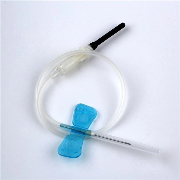 Aguja de mariposa para extracción de sangre 23G