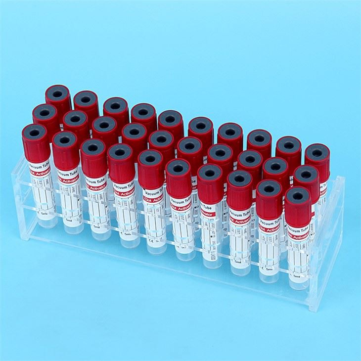 Clot Activator Red Color Vacuum Blood Collection Tube