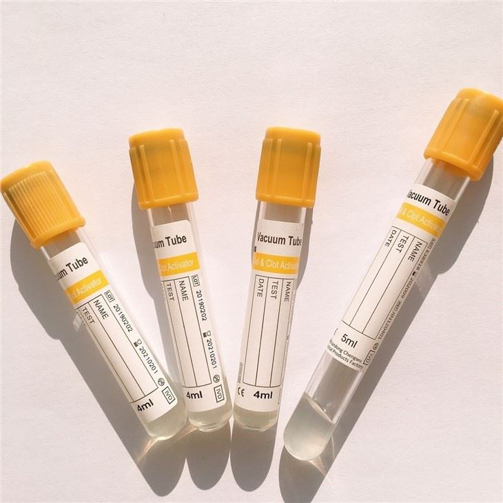 Gel And Clot Activator Vacuum Blood Tube