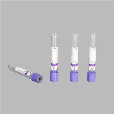 Tubo de extracción de sangre púrpura K3 EDTA más vendido