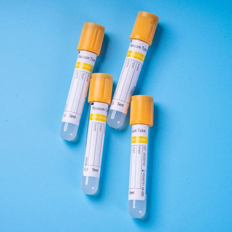 Tubo activador de coágulos de gel de 2 ~ 10 ml