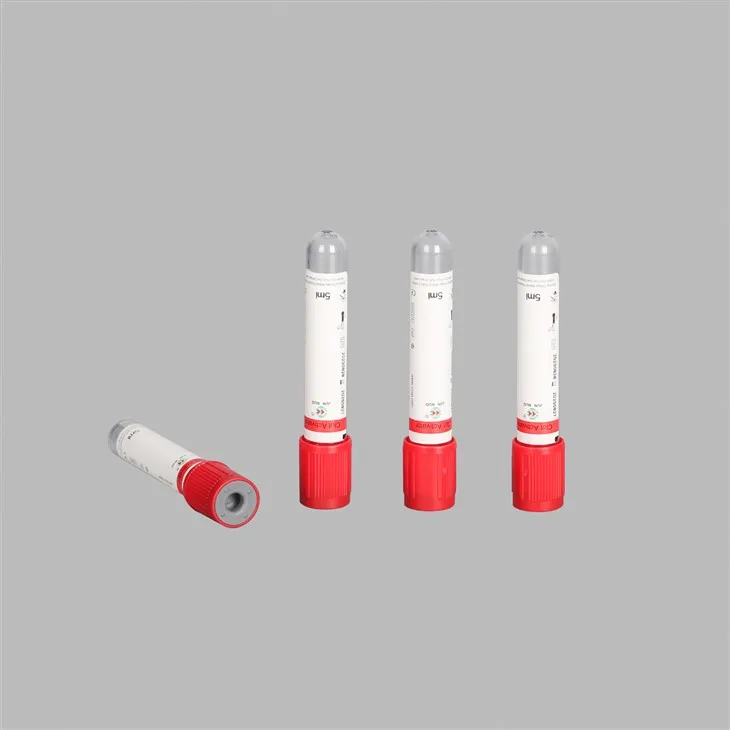 Tubo de extracción de sangre con activador de coágulo de vacío desechable