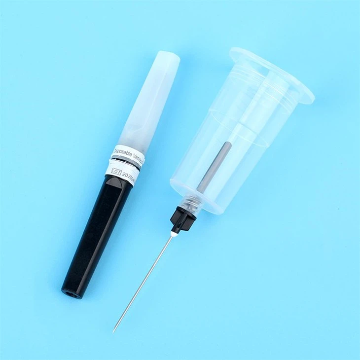 Aguja de extracción de sangre tipo pluma para muestras múltiples