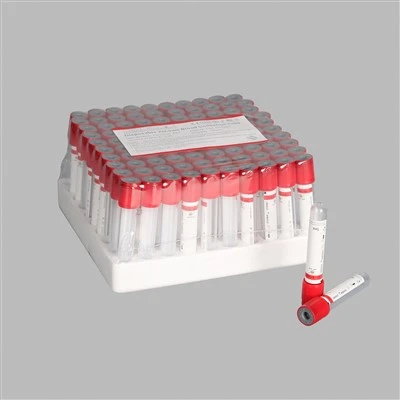 Tubo de extracción de sangre con activador de coágulo de vacío desechable