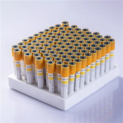 Tubos desechables de recolección de sangre al vacío, tubos de gel y coagulación