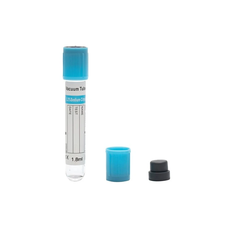 Citrato de sodio 1:9 Tubo desechable de extracción de sangre al vacío